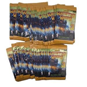 Panini Haunted Hoops 2023-2024 NBA Trading Cards 36 Sealed 3 Card Packs New